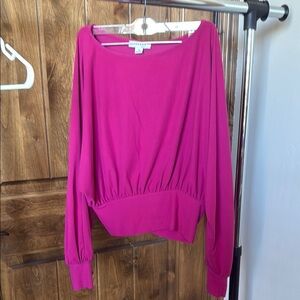 FAVLUX Fuchsia Long Sleeve Top